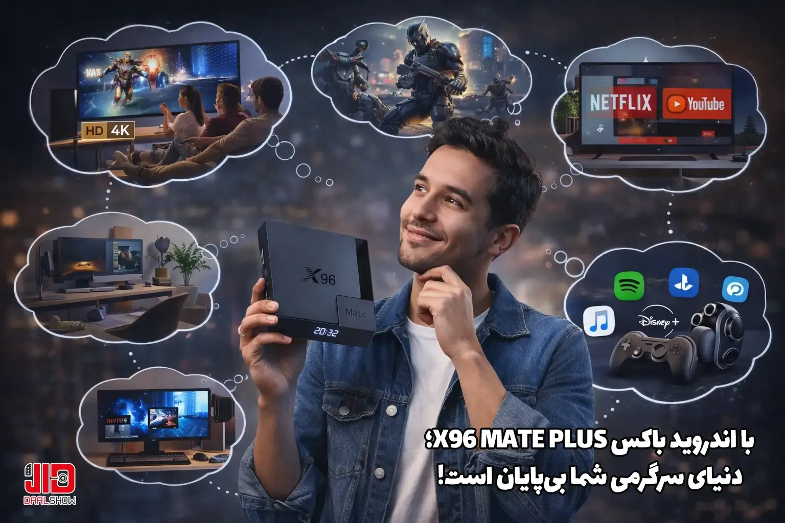 اندروید باکس X96 MATE PLUS