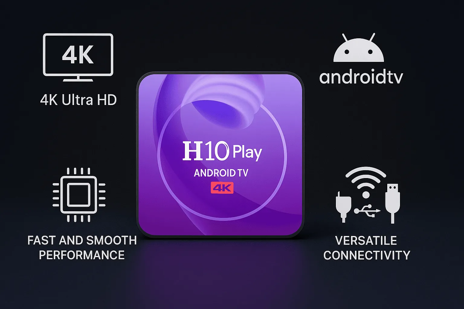 خرید اندروید باکس H10 Play، خرید اقساطی اندروید باکس H10 Play، قیمت اندروید باکس H10 Play، اندروید باکس دال شو، اندروید باکس H10 Play در اسنپ شاپ