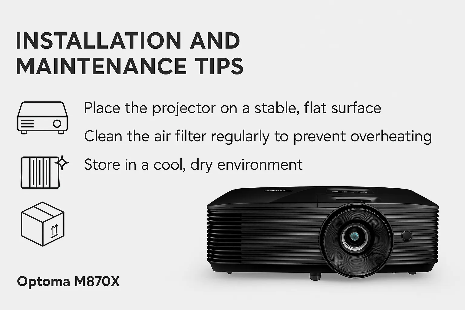 خرید ویدئو پروژکتور اپتما Optoma M870X، قیمت ویدئو پروژکتور اپتما Optoma M870X، پروژکتور ویدئو پروژکتور اپتما Optoma M870X، ویدئو پروژکتور دال شو