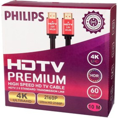 کابل 10 متری اچ دی ام آی مدل 4k فیلیپس Philips